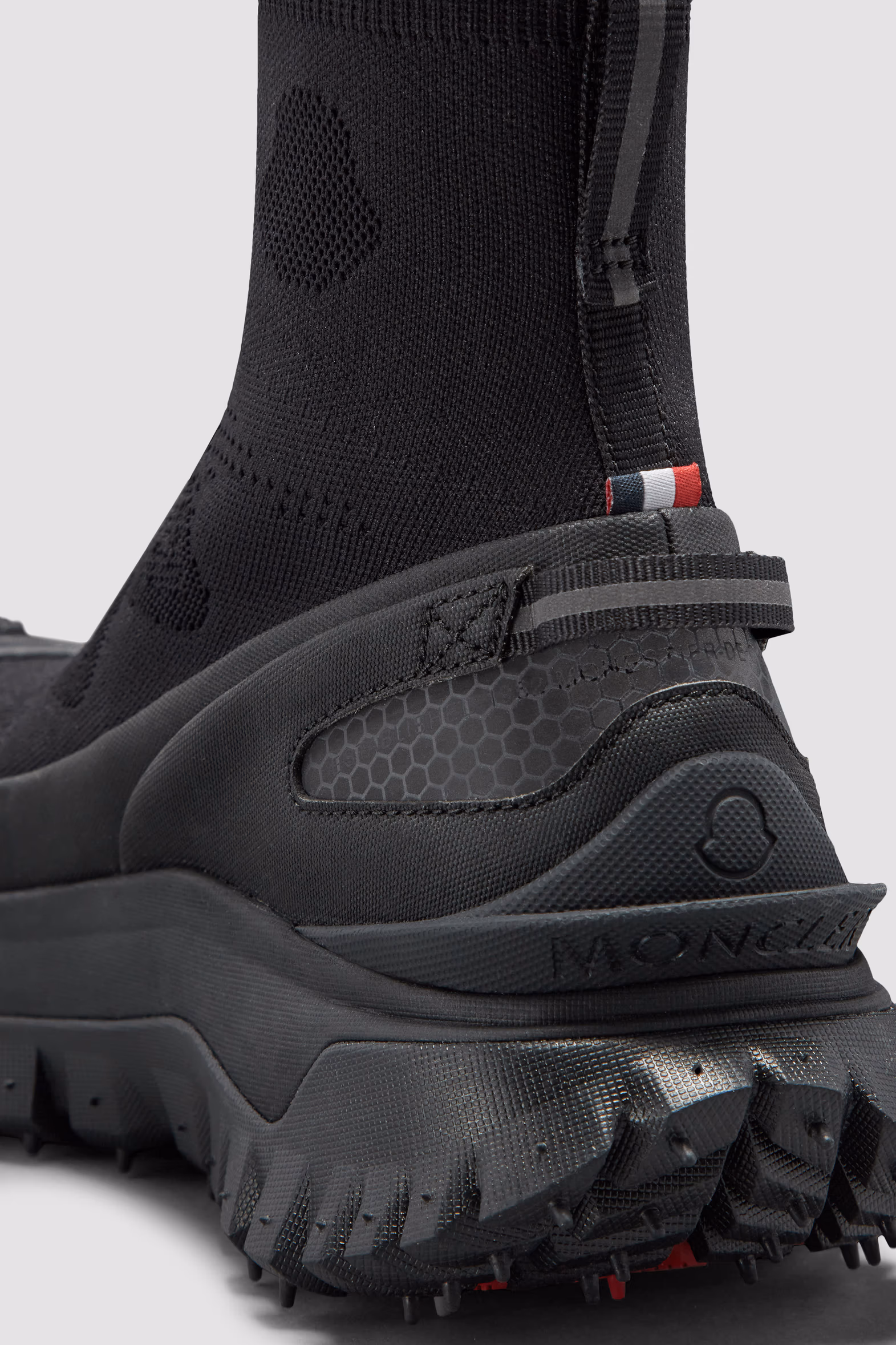 Trailgrip Knit High Top Sneakers Men Black Moncler 5